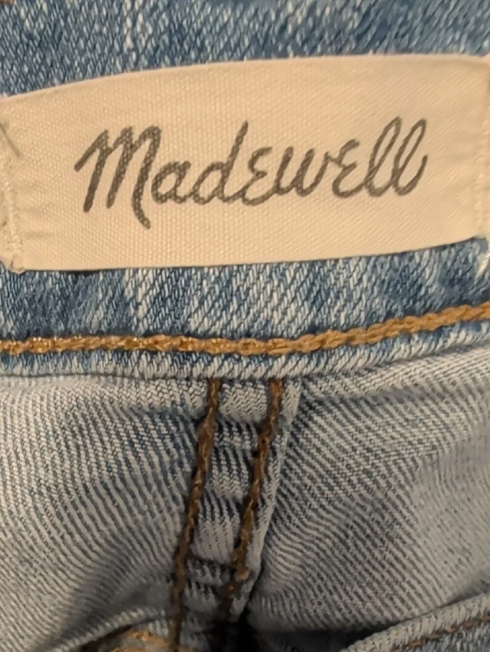 Madewell Light Blue Classic Straight Leg Denim Jeans Size 27